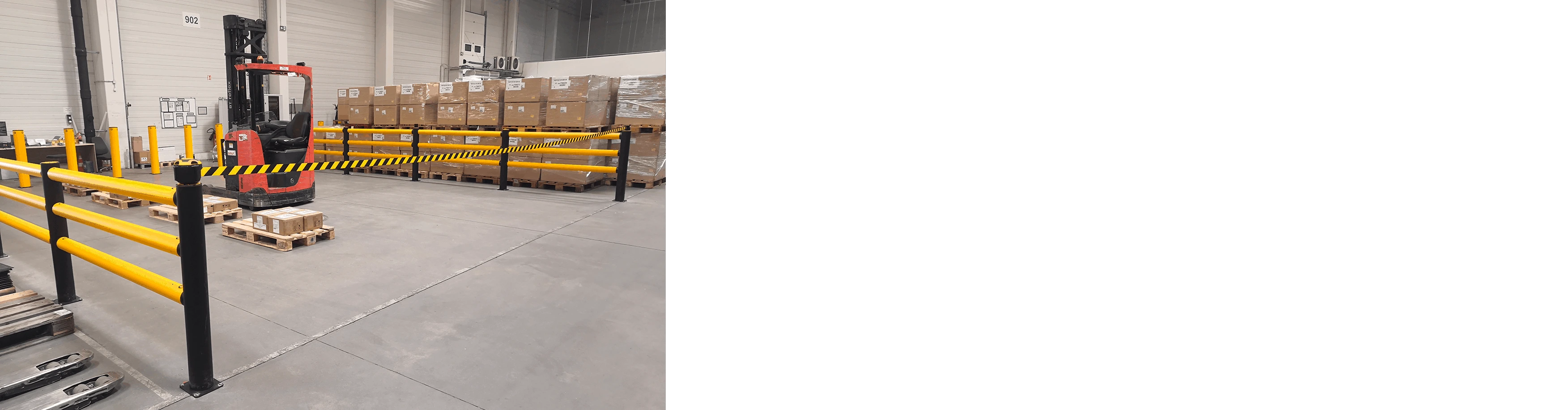 Fotka z našich realizací se zábranami A-Safe