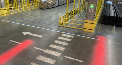 Wie sichert man unübersichtliche Bereiche in Lagern und der Produktion?