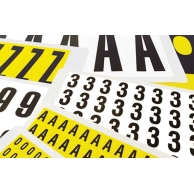 Zahlen, Buchstaben und Richtungspfeile