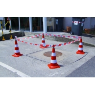 Verkehrsleitkegel ohne recyceltes Gummi