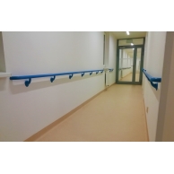Wandgriffe und Prallschutz aus PVC, PC
