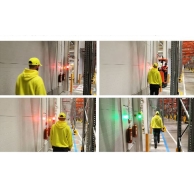 Signalisierungssystem für Gabelstaplerdurchfahrten in Lagern und Produktion
