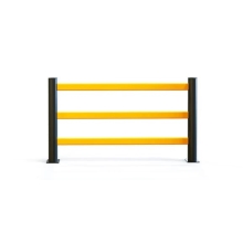 Absperrung für Fußgänger A-SAFE, eFlex Pedestrian Barrier 3-Holme – 1,1 m