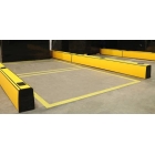 Absperrung für Paletten und Gabelzinken A-SAFE, ForkGuard Kerb Barrier – 185×130×665 mm, schwarz