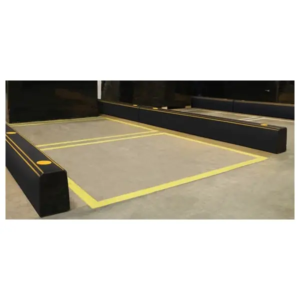 Absperrung für Paletten und Gabelzinken A-SAFE, HD ForkGuard Kerb Barrier – 185×130×365 mm, schwarz
