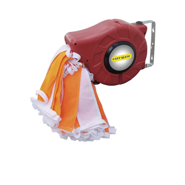 Absperrung maxi 15M mit selbstaufwickelndem Mechanismus – H.30 cm, rot-weiß