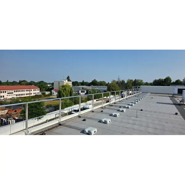 Aluminiumgeländer VarioRail ALU Stabil 24, aufrecht – mit durchgehenden Geländerstäben, Länge bis 20 m