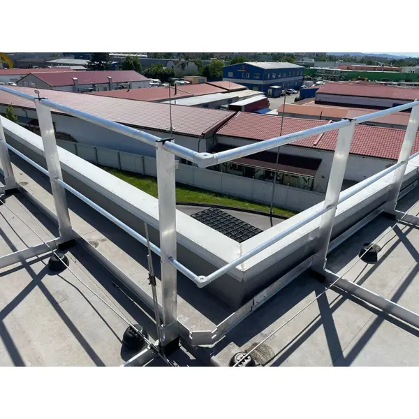 Aluminiumgeländer VarioRail ALU Stabil 24, aufrecht – mit durchgehenden Geländerstäben, Länge bis 20 m