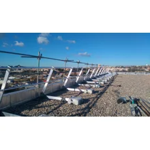 Aluminiumgeländer VarioRail ALU Stabil 24, geneigt – mit durchgehenden Geländerstäben, Länge 101 m und mehr