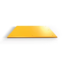 Anhängerplatten Trailer Plate – gelb, 1990×990×15 mm, 13× vorgebohrtes Loch