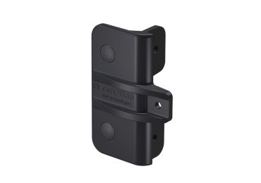 Anschlag für Metalltore – schwarz, Polymer