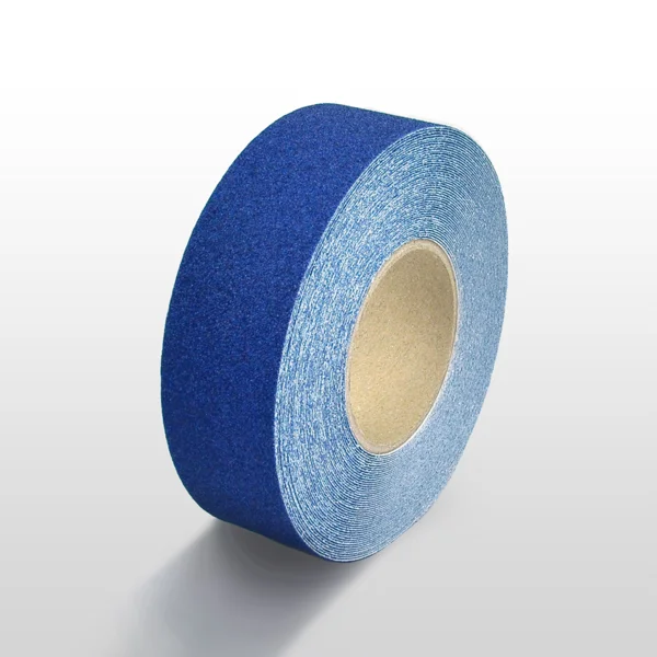 Antirutsch-Band Standard WT-5411 – Mineralgranulat in Kunstharz, blau, 25 mm × 18 m