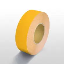 Antirutsch-Band Standard WT-5411 – Mineralgranulat in Kunstharz, gelb, 25 mm × 6 m