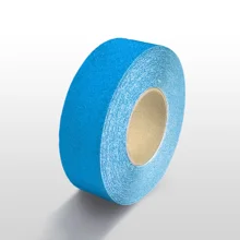 Antirutsch-Band Standard WT-5411 – Mineralgranulat in Kunstharz, hellblau, 25 mm × 6 m