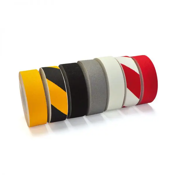 Antirutsch-Band Standard WT-5411 – Mineralgranulat in Kunstharz, transparent, 50 mm × 18 m