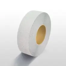 Antirutsch-Band Standard WT-5411 – Mineralgranulat in Kunstharz, weiß, 25 mm × 6 m