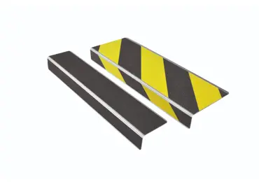 Antirutsch-Profil für Treppenkanten WT-5409 – Mineralgranulat in Kunstharz