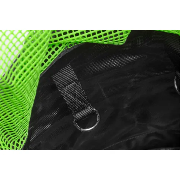 Arbeitsbeutel NLG mit 125 kg Tragfähigkeit – PVC, grün-schwarz, 400×320 mm