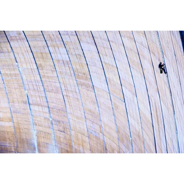 Arbeitsbeutel NLG mit 125 kg Tragfähigkeit – PVC, grün-schwarz, 400×320 mm