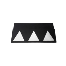 Auffahrrampe Silence für Stahlplatten – recycelter Gummi, Schwarz, 400×750×42 mm