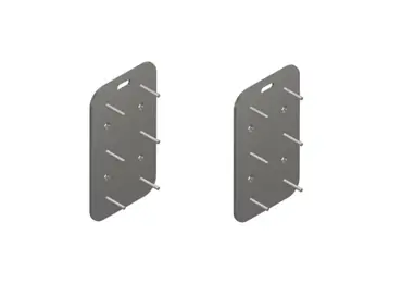 Aufschweißplatte Dock Buffer WeldPlate Galv – Paar