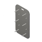 Aufschweißplatte Dock Buffer WeldPlate Galv – Paar