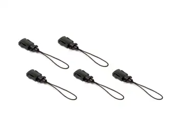 Auswechselbare Endschlaufe NLG Lanyard – Kunststoff, schwarz