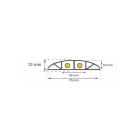Begehbarer Kabelschutz, PVC – L-Form