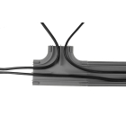 Begehbarer Kabelschutz, PVC – T-Form