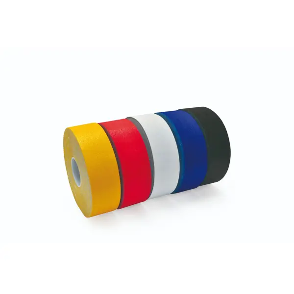 Beständiges, biegsames Bodenband mit Antirutsch-Oberfläche WT-5845 – PU, blau, 100 mm × 12,5 m