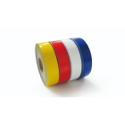Beständiges, biegsames Bodenband mit glatter Oberfläche WT-5846 – PU, weiß, 75 mm × 25 m