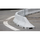 Betonschutzplanke 50 HS01CSB, schraffiert – Mittelstück, gelb-schwarz, 2000×440×500mm