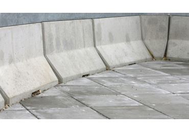 Betonschutzplanke 50 HS01CSB, verkürzt – Mittelstück, 1000×440×500mm