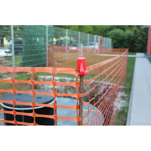 Bewehrungsstahl-Kappe mit Griff ProtecCap Premium – rot