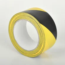 Bodenband Standard WT-5160 – PVC, gelb-schwarz, 50 mm × 33 m