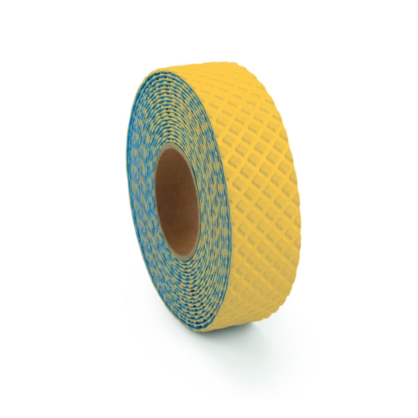 Bodenmarkierungsband WT-5847 – PU, gelb, 100 mm × 12,5 m