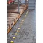 Bodenmarkierungspunkte WT-5126 – PVC, blau, 50 mm × 25 m