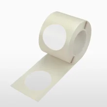 Bodenmarkierungspunkte WT-5126 – PVC, weiß, 50 mm × 25 m