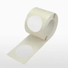 Bodenmarkierungspunkte WT-5126 – PVC, weiß, 75 mm × 25 m