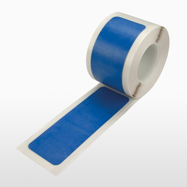 Bodenmarkierungsstreifen WT-5124 – PVC, blau, 50 mm × 10 m