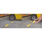 Bodenmarkierungsstreifen WT-5124 – PVC, blau, 50 mm × 25 m