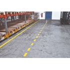 Bodenmarkierungsstreifen WT-5124 – PVC, schwarz, 75 mm × 25 m