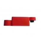 Bordstein aus recyceltem Gummi Twist – gelb, 580 mm