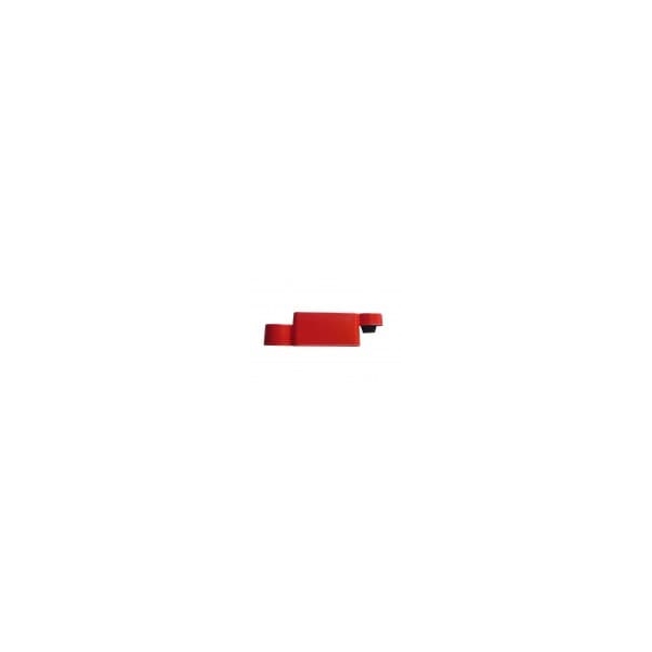 Bordstein aus recyceltem Gummi Twist – rot, 580 mm