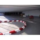 Bordstein aus recyceltem Gummi Twist – rot, 580 mm