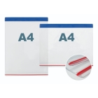 Dokumententaschen für Außenraum, selbstklebend – A4 horizontal, 50er-Pack