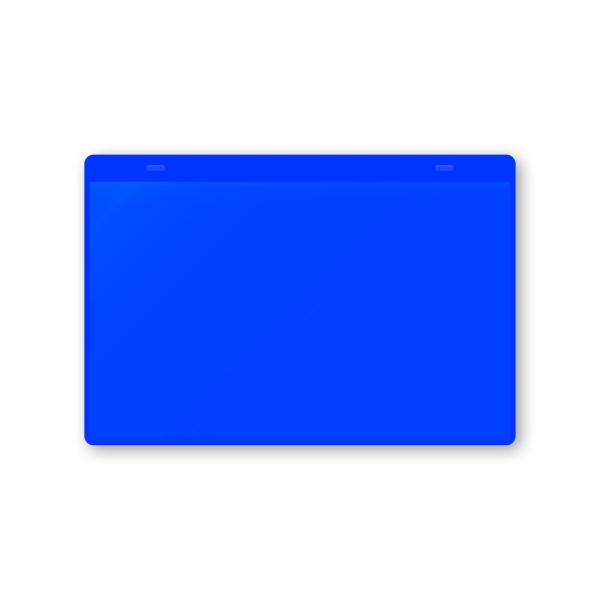 Dokumententaschen, selbstklebend – blau, 215×310 mm, A4 horizontal, 10er-Pack