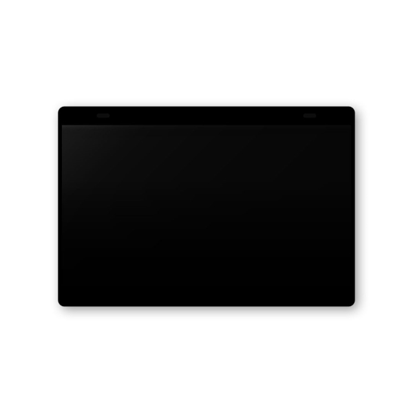 Dokumententaschen, selbstklebend – schwarz, 215×310 mm, A4 horizontal, 10er-Pack