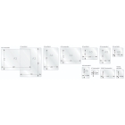 Dokumententaschen, transparent, magnetisch – 155×230 mm, A5 horizontal, 10er-Pack