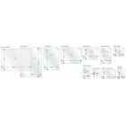 Dokumententaschen, transparent, magnetisch - 436×316 mm, A3 vertikal, 10er-Pack